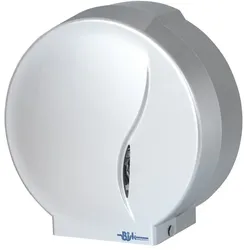 KS Handel 24 Papierrollenspender Jumbo Papiertuchspender Toilettenpapierspender Tissue Silber matt