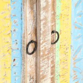 vidaXL Sideboard 61x35x76 cm Raues Akazienholz