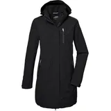 KILLTEC Damen Funktionsparka/Parka mit abzippbarer Kapuze KOS 30 WMN PRK, schwarz, 40