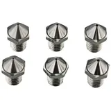 FLASHFORGE Stahl Creator 3 Pro/creator 4 Düsen-set 0.4/0.6/0.8 Mm 6 Einheiten - Steel / Silver