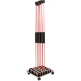 Flexi Bar Standard 10er Set inkl. Ständer, Schwungstab, Schwingstab, Fitness