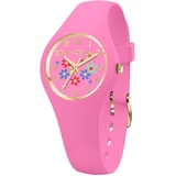 ICE-Watch ICE flower Pinky bloom - Rosa Damenuhr mit Silikonarmband - 021731 (Extra small)