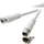 SpeaKa Professional SAT Anschlusskabel [1x F-Stecker - 1x F-Stecker] 10.00 m 75 dB Weiß