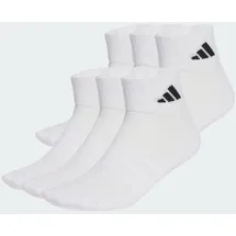 adidas Cushioned Essentials Ankle Socken 6er Pack Weiß/Schwarz 43-45
