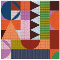 REMEMBER Puzzle "Patch", aus Pappe, mehrfarbig