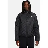 Nike Sportswear Windrunner Therma-FIT wasserabweisende Steppjacke Herren 010 black/black/sail XL