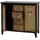 Mendler Apothekerkommode 80 x 91 x 40 cm Schwarz