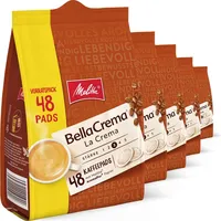 Melitta BellaCrema La Crema Pads, Kaffeepads für Pad-Maschinen, Vorratspack