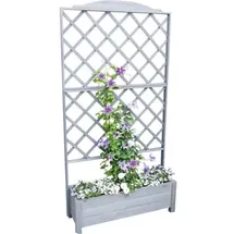 Promadino Pflanzkübel promadino Botanica Holz 110 x 32 x 210 cm Grau