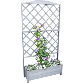 Promadino Pflanzkübel promadino Botanica Holz 110 x 32 x 210 cm Grau