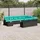 vidaXL Gartensofa-Set 11-tlg. Loungeset schwarz