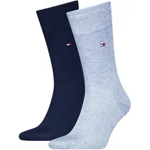 Tommy Hilfiger Classic Socken 2er Pack Light Blue Melange 39-42