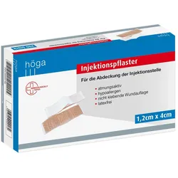 Injektionspflaster hypoallergen 1.2x4cm