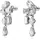 Swarovski Ohrstecker Mesmera silber 5665825