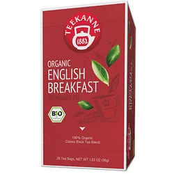 TEEKANNE ORGANIC ENGLISH BREAKFAST Bio-Tee 20 Portionen