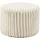 SalesFever Sitzhocker Ø55 cm Cord 55 x 38 x 55 cm Beige