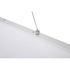 Lecom LED Panel 120x20 mit Balderin inkl. Farbwechel warmweiss - Hänge-LED-Panel, 1200 x 200, UGR 19, 4000 K, 32 W, 3600 lm