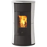 Edilkamin wasserführender Pelletofen | CHERIE H 14 EVO | 14,2 kW | Keramik Weiß