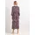STREET ONE Midikleid gemustert rot 38