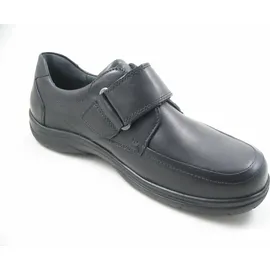 WALDLÄUFER Ken, Palmer (Glattleder), schwarz, Klettverschluss / 41.5 EU X-Weit