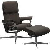 Stressless Relaxsessel "Admiral", braun (braun batick), B:93cm H:103cm T:79cm, Leder BATICK: BATICK ist ein leicht korrigiertes, durchgefärbtes und genarbtes Möbelleder, bei dem die meisten Unebenheiten und Spuren in der Regel entfernt wurden.