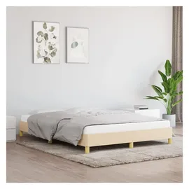 vidaXL Bettgestell 140 x 200 cm Creme