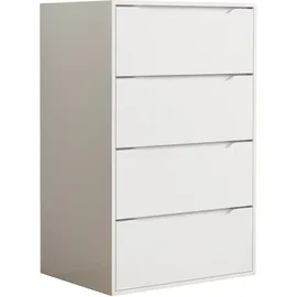 VCM Nachtschrank Malira XL 65 x 48 x 102 cm Weiß