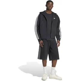 adidas Originals Adicolor Spacer Oversized Reißverschlusspullover - Black - 2XL