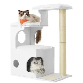 Songmics FEANDREA Kratzbaum 86 cm weiß