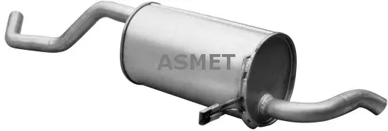 ASMET Endschalldämpfer 10132 für RENAULT