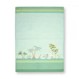 Pip Studio Jolie Heron Geschirrtuch Small Green 50x70 cm