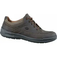 Jomos bequeme Herren Leder Halbschuhe choco, Weite H, herausnehmbares Jomos Fußbett - Braun