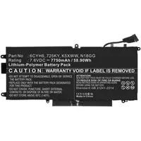 CoreParts N18GG-CP 7.890 mAh), Notebook Akku