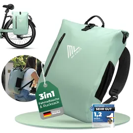 MIVELO 3in1 Fahrradtasche silberfarben