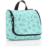 Reisenthel toiletbag kids cats and dogs mint