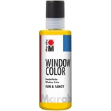 Marabu Window Color fun & fancy gelb 019, Glas/Porzellan, 80ml