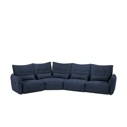 Ecksofa  Jeaneva ¦ blau ¦ Maße (cm): B: 471 H: 101 T: 200.0