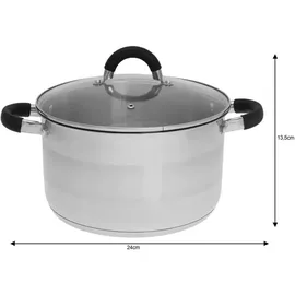 Kinghoff KH-4346 Kochtopf 24 cm rund