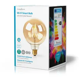 Nedis Smartlife LED-Lampe WIFILF10GDG125 5W E27 warmweiß