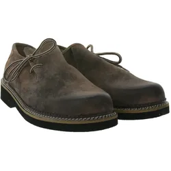 STONEROCK Wildbock Baijra Herren Trachten-Schuhe Echtleder-Schuhe Haferl-Schuhe Schnür-Schuhe 1001 Braun/Schwarz - 41