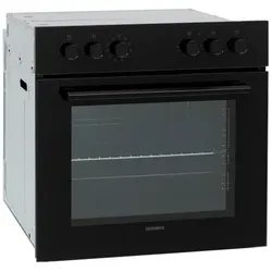 TELEFUNKEN Einbau-Herd-Set »ECH65A-B2«, 65 Liter, Backofen mit Glaskeramik-Kochfeld, 10 Betriebsarten, schwarz