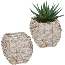 Relaxdays 20 x 20 x 20 cm Weiß