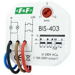 Stromstoßschalter Bistabile Relais Zeischalter Timer BIS-403 F&F 4086