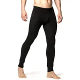 Woolpower Long Johns Man 200 Unterhose schwarz, Größe XL