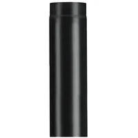 SAVE Fumisteria Rauchrohr 8 x 25 cm Pellets Schwarz Matt