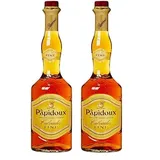 Papidoux Fine Calvados - aus Äpfel der Normandie (1 x 0,7l) - über drei Jahre gereift mit mildem, harmonischem Geschmack (Packung mit 2)