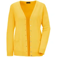 GOLDNER Uni Merino-Cardigan Gelb 52