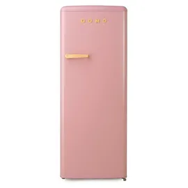 DOMO DO91708R Retro-Kühlschrank (218 l, 1445 mm hoch, Pink)
