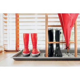 Prosperplast Schuhabtropfschale 72 x 35 x 3 cm schwarz