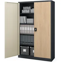 Jan Nowak JAN II Aktenschrank 185 x 115 x 40 cm Anthrazit